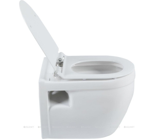 Унитаз подвесной Aquanet Glide-W Rimless с сиденьем Soft Close Slim Glide-W