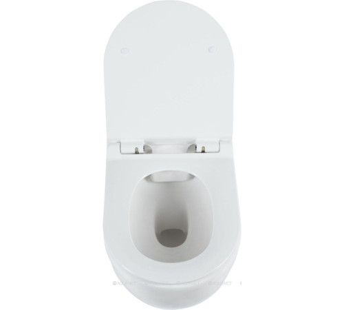 Унитаз подвесной Aquanet Glide-W Rimless с сиденьем Soft Close Slim Glide-W