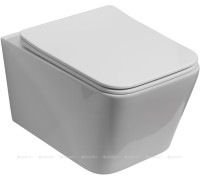 Унитаз подвесной Aquanet Tavr 2.0 W безободковый с сиденьем Soft Close 00243545