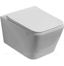 Унитаз подвесной Aquanet Tavr 2.0 W безободковый с сиденьем Soft Close 00243545