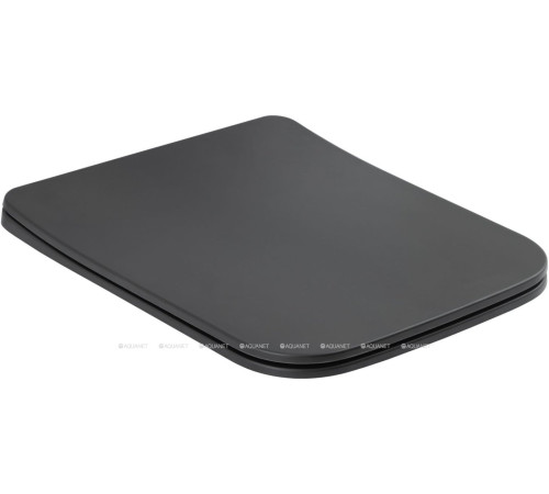 Унитаз подвесной Aquanet TAVR-W BW безободковый с сиденьем Soft Close черный матовый 00287011