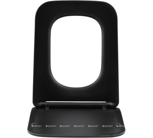 Унитаз подвесной Aquanet TAVR-W BW безободковый с сиденьем Soft Close черный матовый 00287011