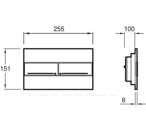 Комплект Jacob Delafon Modern унитаз подвесной с сиденьем и инсталляция с клавишей хром Set-Modern-CP