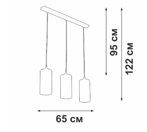 Подвесной светильник Vitaluce V2732 V2732-1/3S