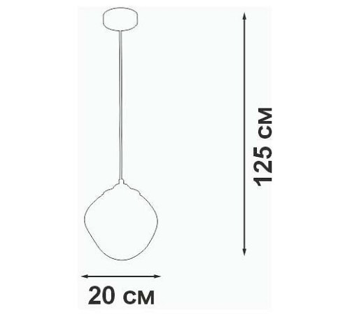 Подвесной светильник Vitaluce V2742 V2742-1/1S