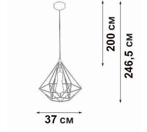 Подвесной светильник Vitaluce V28041 V28041-1/1S