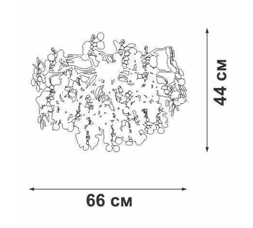 Потолочная люстра Vitaluce V2832 V2832-8/7PL