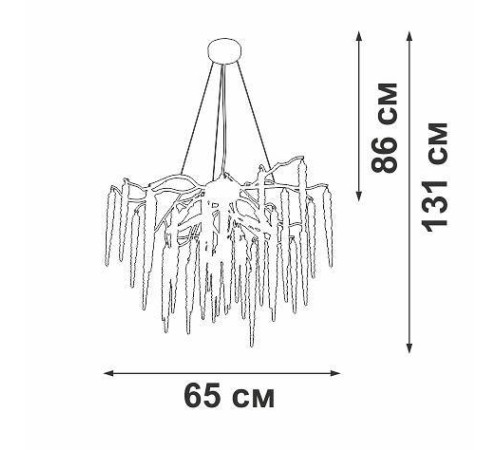 Подвесная люстра Vitaluce V2875 V2875-9/7S