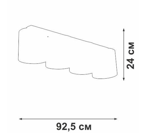 Накладной светильник Vitaluce V2881 V2881-1/4PL