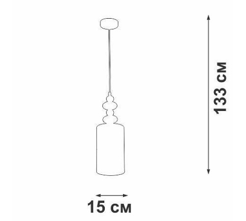 Подвесной светильник Vitaluce V2997 V2997-1/1S
