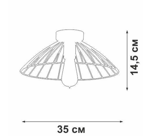 Накладной светильник Vitaluce V3036 V3036-1/1PL