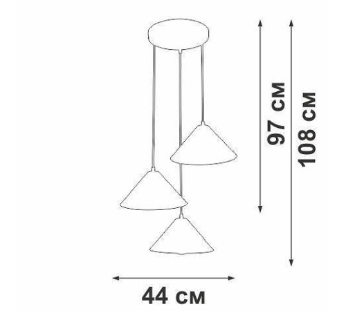 Подвесной светильник Vitaluce V3093 V3093-0/3S