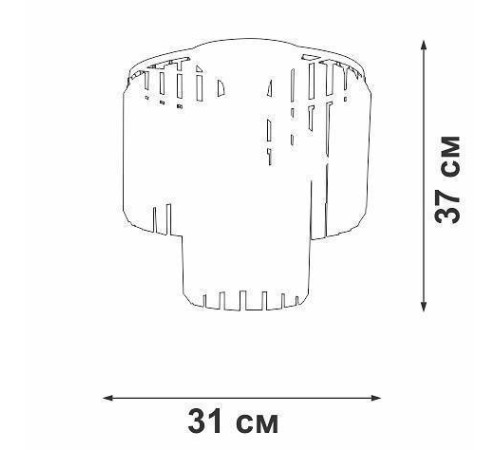 Потолочная люстра Vitaluce V5155 V5155-1/4PL