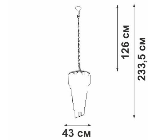 Подвесная люстра Vitaluce V5311 V5311-0/13