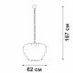 Подвесная люстра Vitaluce V5353 V5353-8/11
