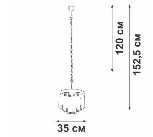 Подвесная люстра Vitaluce V53570 V53570-8/7