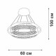 Подвесная люстра Vitaluce V5400 V5400-0/1S