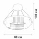 Подвесная люстра Vitaluce V5401 V5401-1/1S