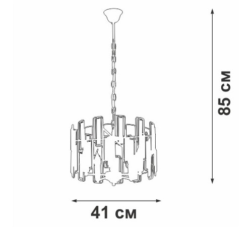 Подвесная люстра Vitaluce V5830 V5830-1/5