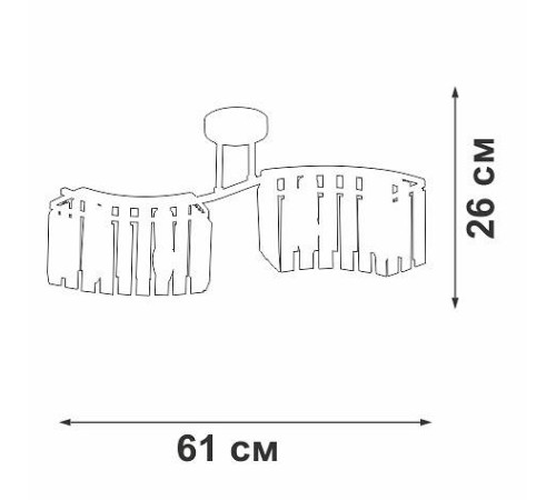 Потолочная люстра Vitaluce V5884 V5884-0/4PL
