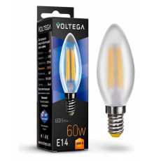 Лампа светодиодная Voltega Candle E14 6 Вт 2800 K матовая 7044