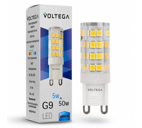 Лампа светодиодная Voltega Capsule G9 7186