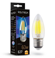 Лампа светодиодная Voltega Candel matt 6W E27 6Вт 3000K 7208