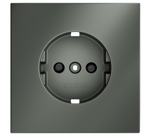 Накладка для розетки с заземлением и со шторками Voltum S70 VLS000706