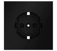 Накладка для розетки с заземлением и со шторками Voltum S70 VLS000708
