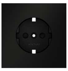 Накладка для розетки с заземлением и со шторками Voltum S70 VLS000708