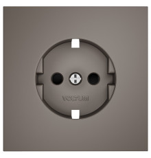 Накладка для розетки с заземлением и со шторками Voltum S70 VLS000714