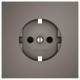 Накладка для розетки с заземлением и со шторками Voltum S70 VLS000714