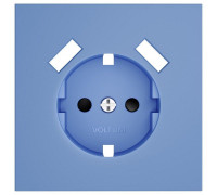 Накладка для розетки с заземлением и со шторками и 2хUSB type A Voltum S70 VLS000915