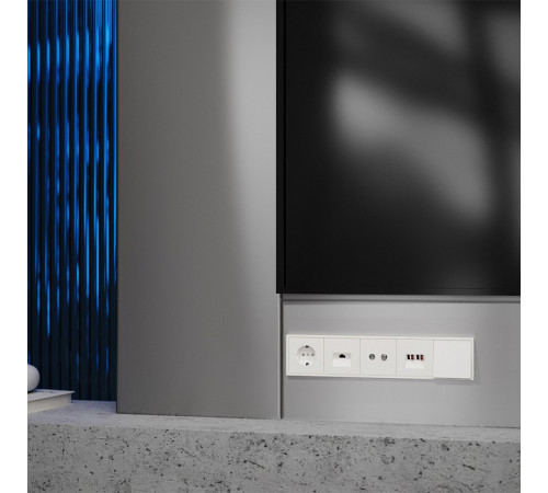 Накладка для розетки RJ-11 или RJ-45 Voltum S70 VLS001313