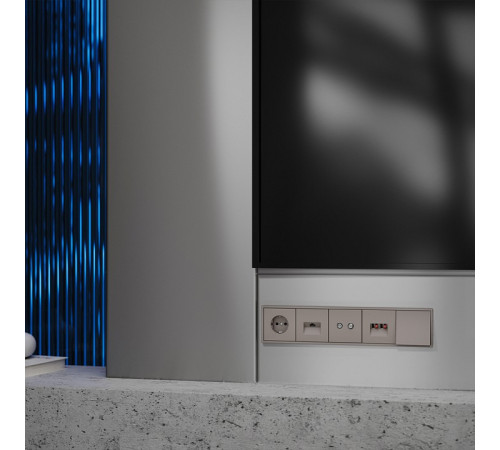 Накладка для розетки RJ-11 или RJ-45 Voltum S70 VLS001314