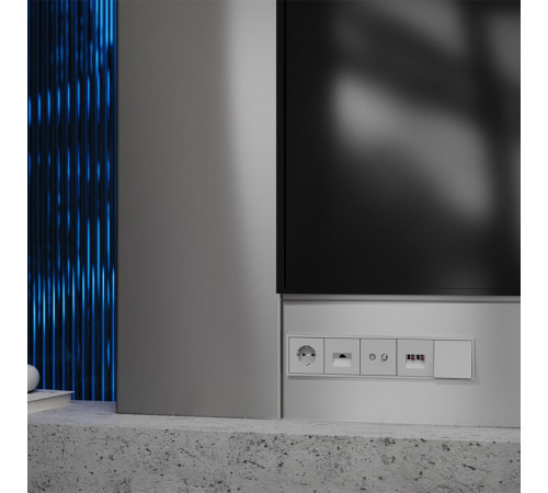 Накладка для розетки RJ-11 или RJ-45 Voltum S70 VLS001316