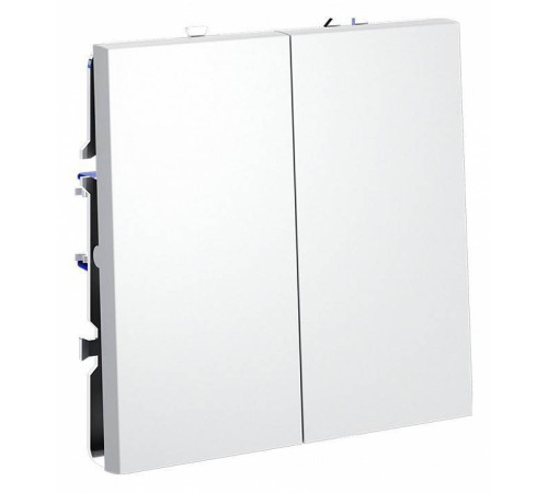Выключатель двухклавишный без рамки Voltum S70 VLS020102