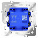 Выключатель двухклавишный без рамки Voltum S70 VLS020102