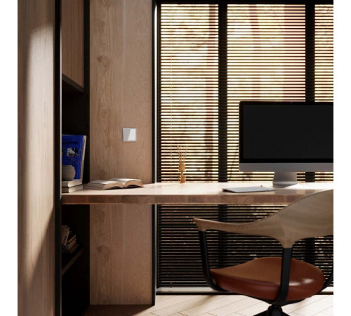 Выключатель для жалюзи без рамки Voltum S70 VLS020701