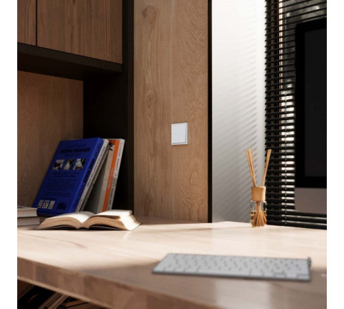 Выключатель для жалюзи без рамки Voltum S70 VLS020702