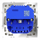 Розетка с заземлением и со шторкой и 2хUSB type A, без рамки Voltum S70 VLS040404
