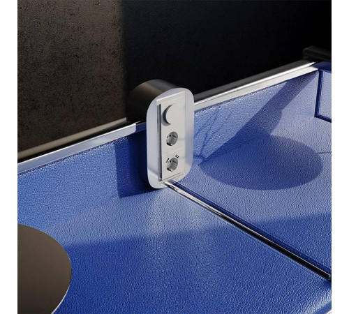 Розетка с заземлением и со шторкой и 2хUSB type A, без рамки Voltum S70 VLS040405