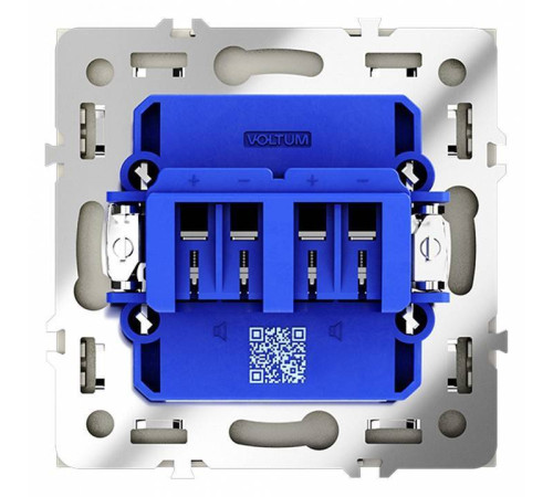 Розетка акустическая без рамки Voltum S70 VLS060305