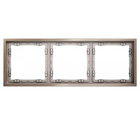 Рамка на 3 поста Voltum S70 METAL VLSM120310
