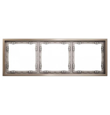 Рамка на 3 поста Voltum S70 METAL VLSM120310