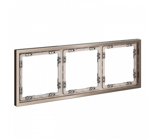 Рамка на 3 поста Voltum S70 METAL VLSM120310