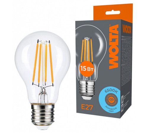 Лампа светодиодная Wolta WF-A60-15W6KE27