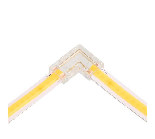 Соединитель лент угловой жесткий Wolta WLS-2PIN-COB-8MM-L