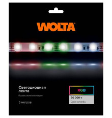 Лента светодиодная Wolta  WLS5050-14,4W/RGB/24H60-01