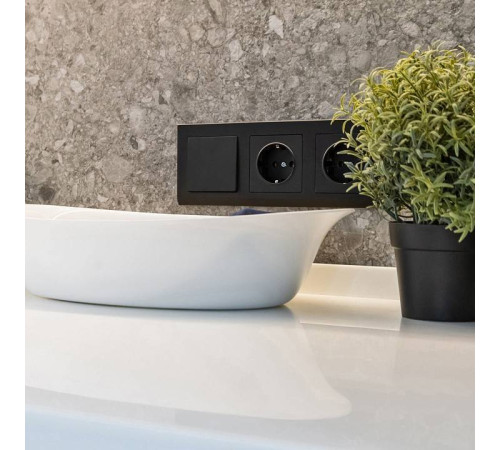 Рамка на 2 поста Werkel черный W0021808